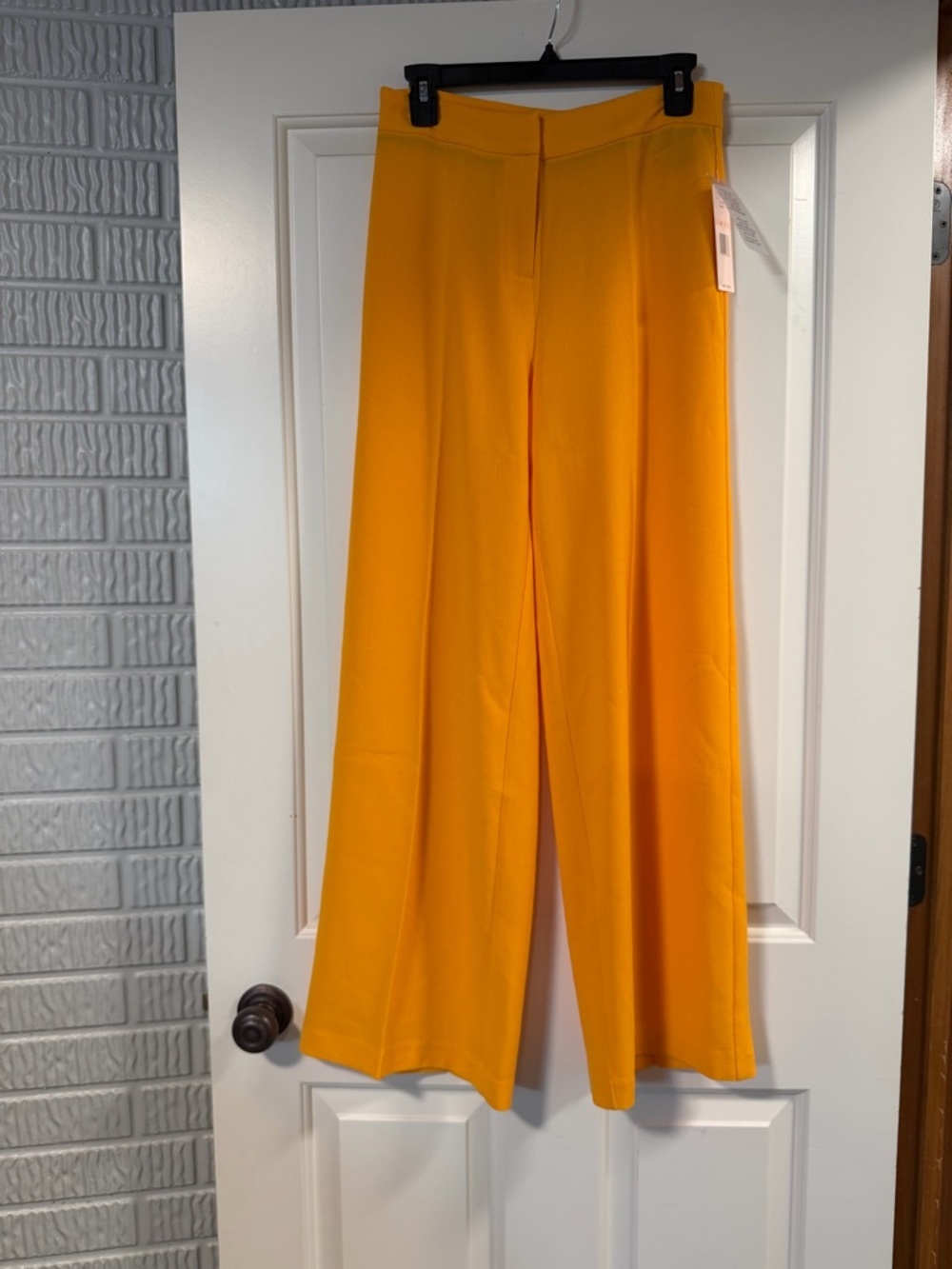 Nanette Lepore Wide Leg Pants Apricot Orange High Rise Size 2 NWT